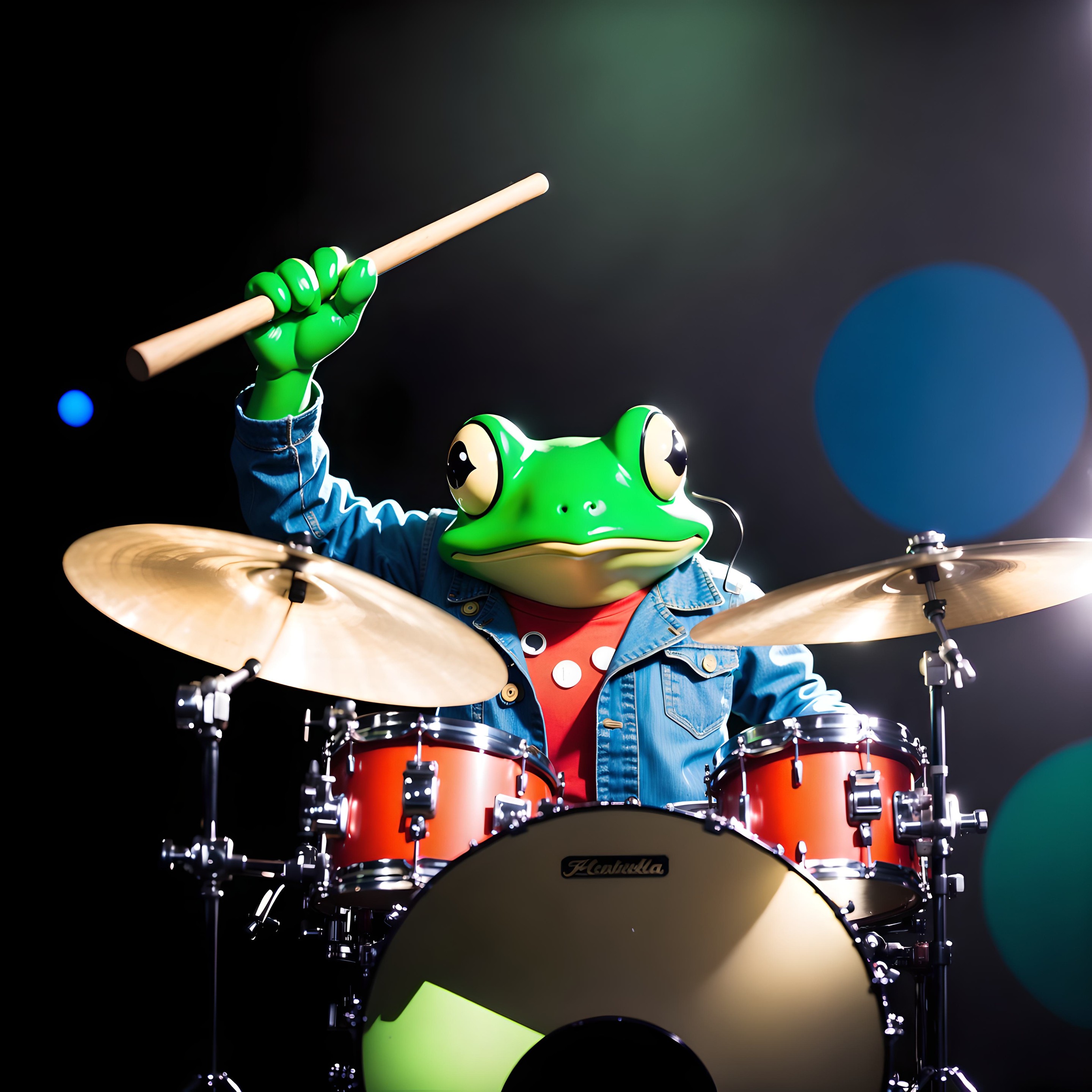 Frogs rock band Baterist. LimeWire