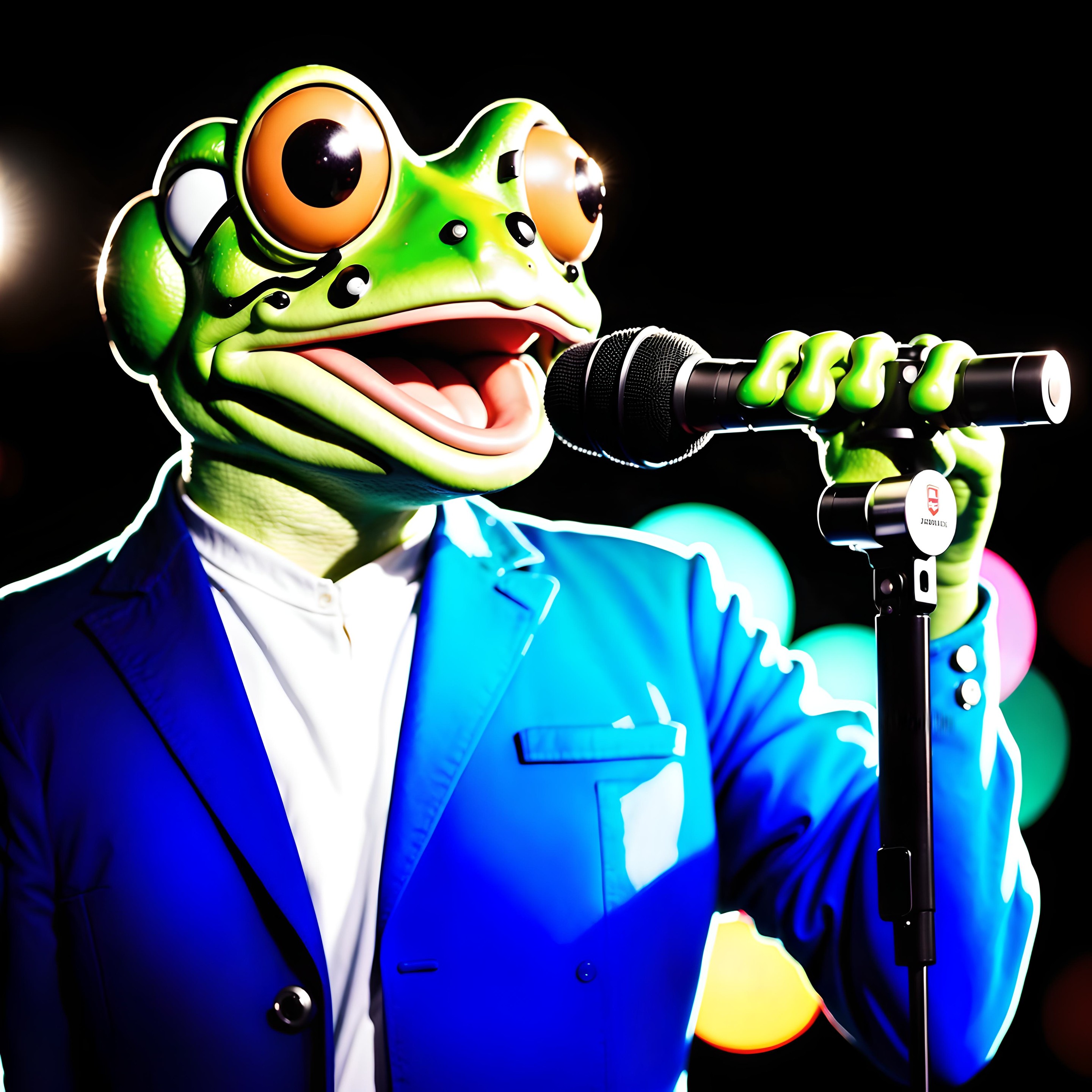 Frogs rock band Singer. LimeWire