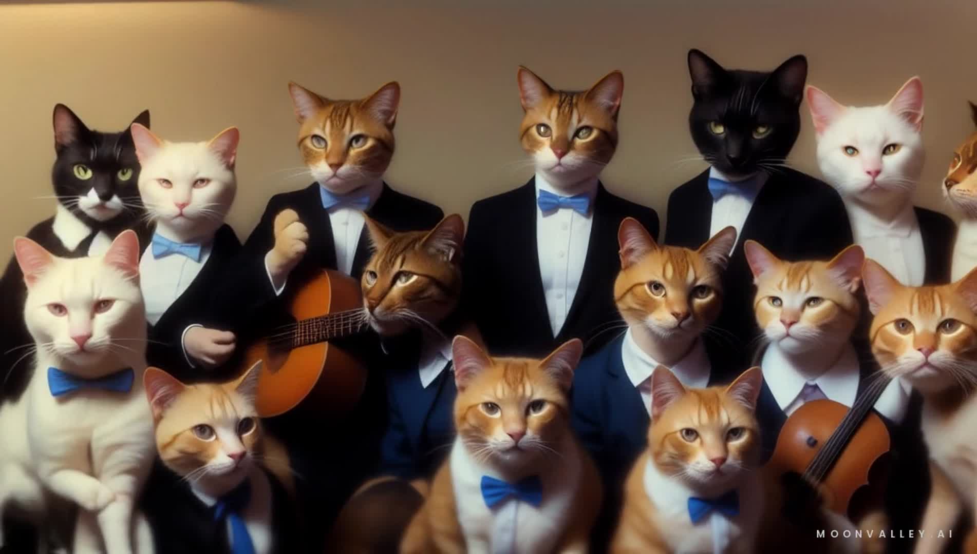 High School Feline Orchestra & Band Class LimeWire