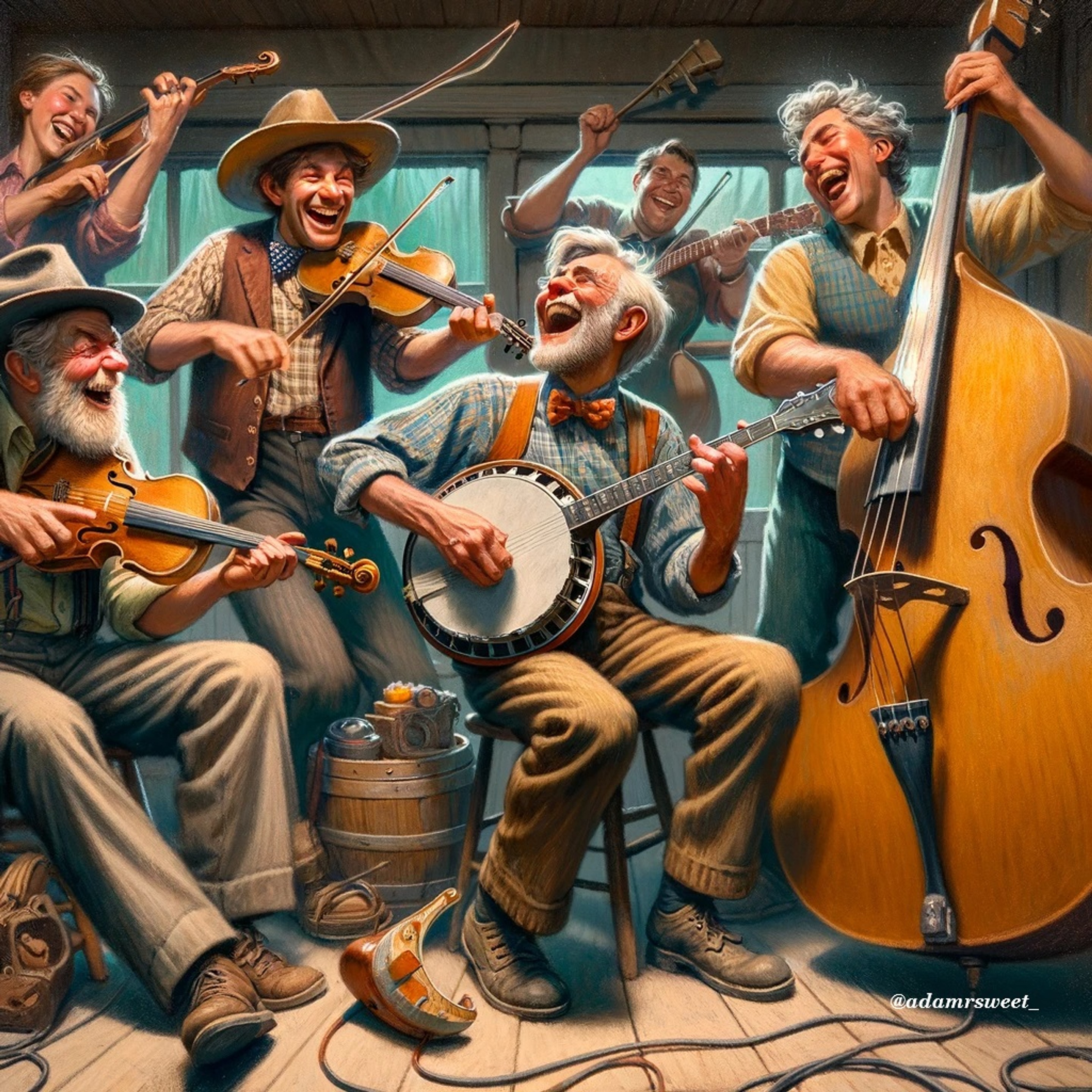 "Wild Bluegrass Band Ripping Upbeat Breakdown" LimeWire