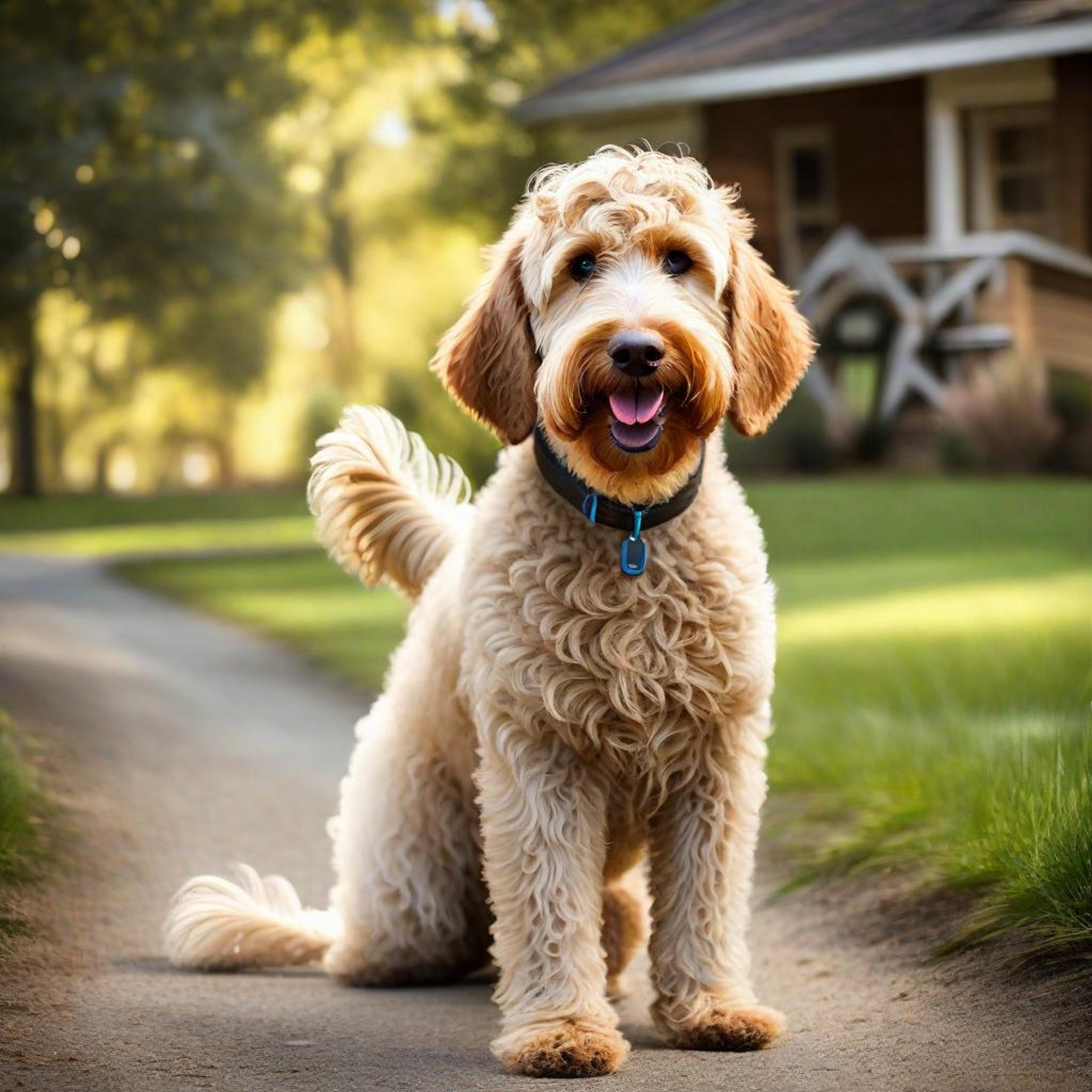 Barking Labradoodle in Action LimeWire