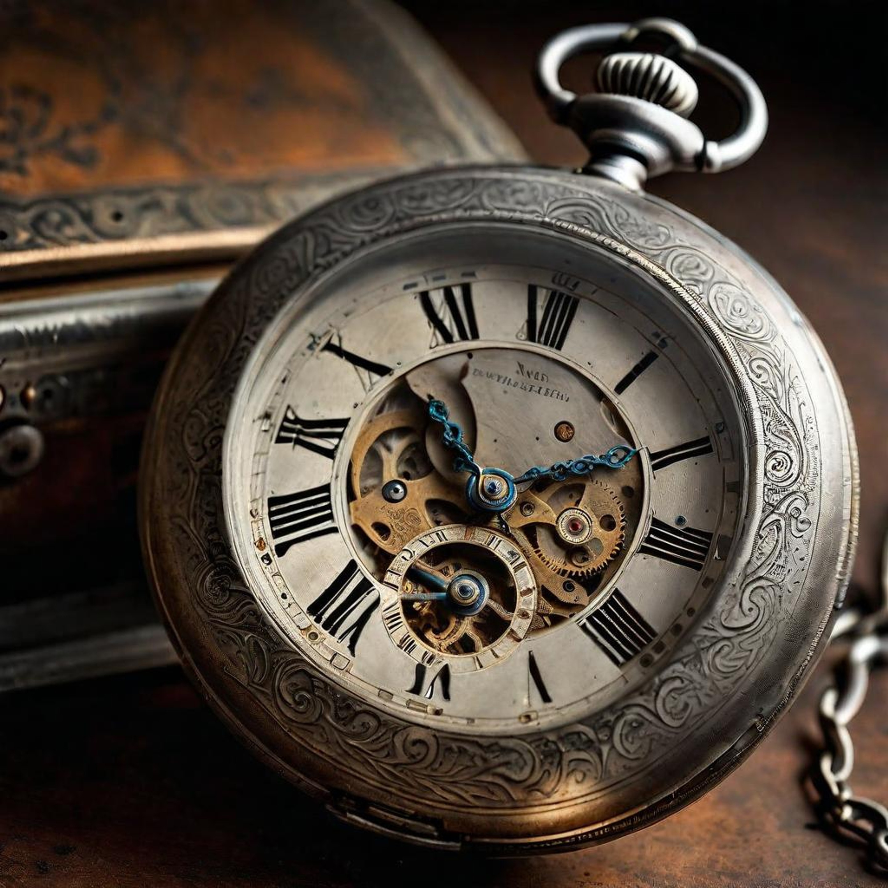 Timeless Remnants Weathered Antique Pocket Watch LimeWire